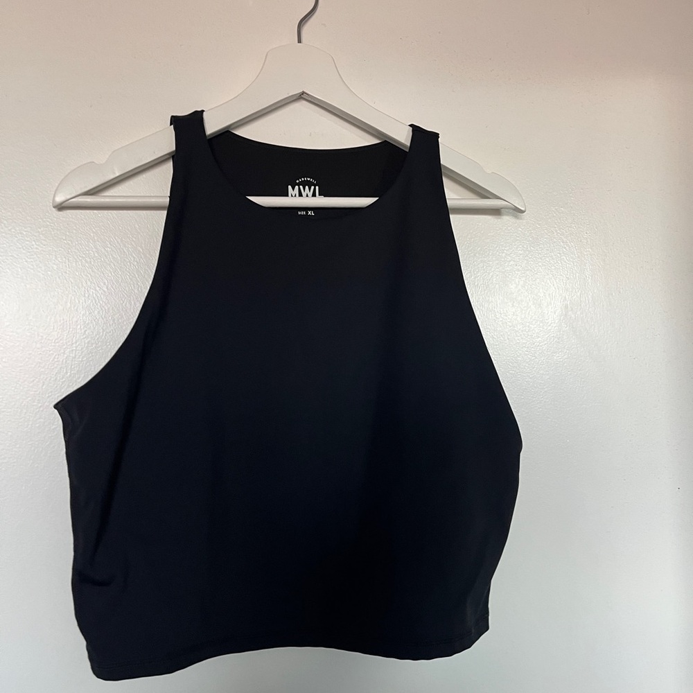 NWOT Madewell Crop with Shelf Bra